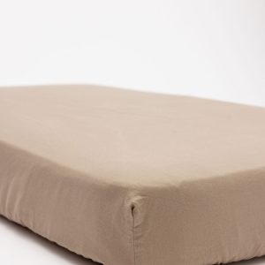 Desert Lark - Linen Crib Sheet
