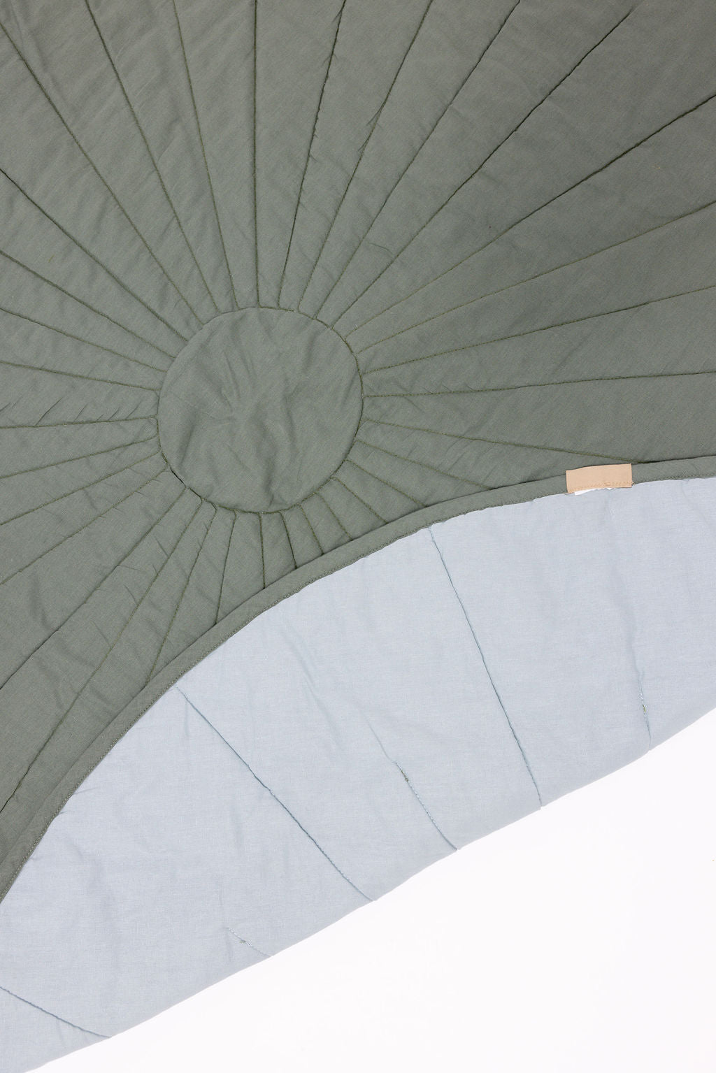 Acadian/Dove - Linen Quilted Playmat - Image 2