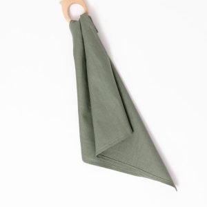 Acadian - Linen + Maple Ring Teether