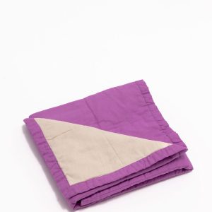 Açaí/Sparrow - Linen Quilted Blanket