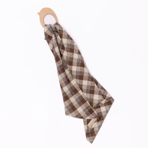 Murphy - Linen + Maple Ring Teether